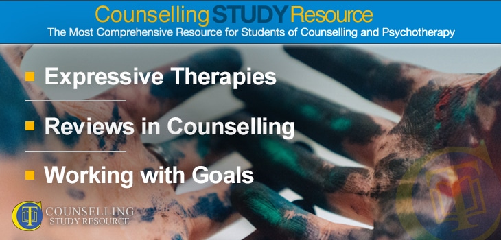 Counselling Tutor Podcast 068 – Expressive Therapies – Reviews in Counselling – Working with Goals