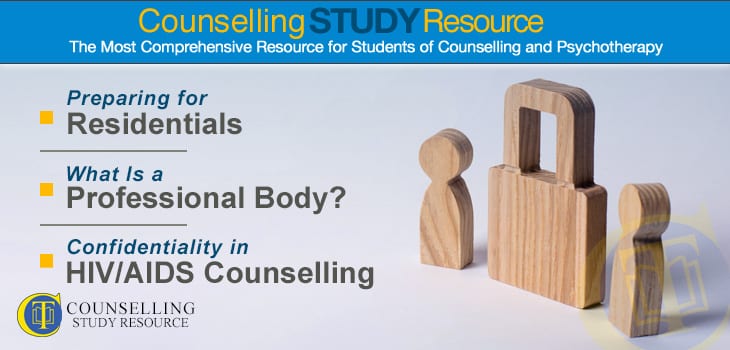 Confidentiality in HIV/AIDS Counselling - Wooden figures of a padlock and two persons