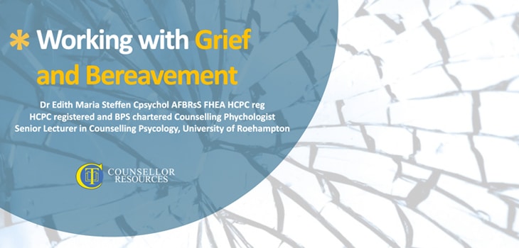 Working with Grief and Bereavement - CPD lecture featured image
