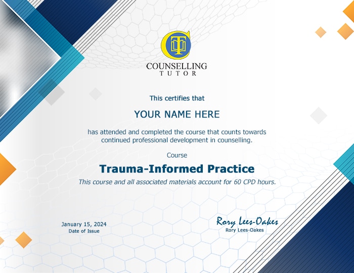 Introduction to Trauma-Informed Practice_Certificate_with Your Name Here-60 CPD hours