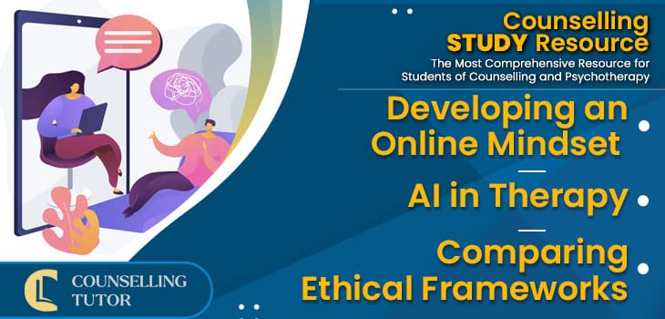 CT-Podcast-Ep332 featured image - Topics Discussed: Developing an Online Mindset - AI in Therapy - Comparing Ethical Frameworks