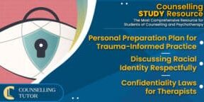 CT-Podcast-Ep311 featured image - Topics Discussed: Personal Preparation Plan for Trauma-Informed Practice – Discussing Racial Identity Respectfully – Confidentiality Laws for Therapists