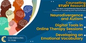 CT-Podcast-Ep315 featured image - Topics Discussed: Neurodivergence and Autism - Digital Tools in Online Therapy Sessions - Developing an Emotional Vocabulary